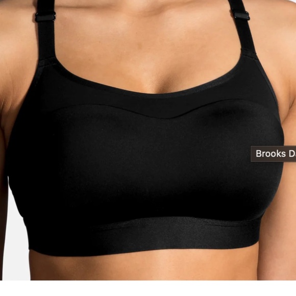 🖤Brooks 34C (32 DD) Black Adjustable Racerback Run Sports Bra 🖤 - Picture 12 of 14